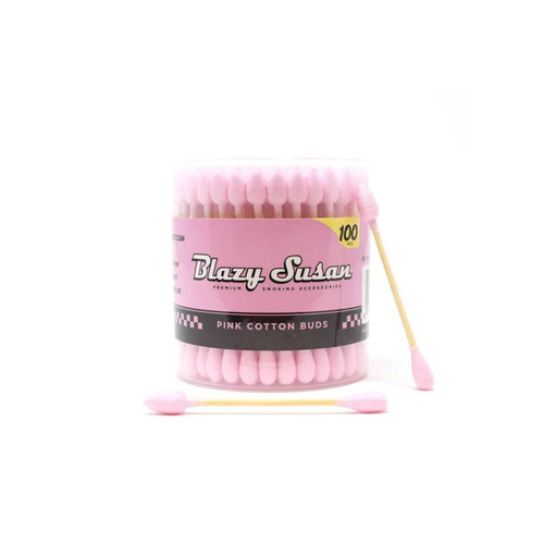 BLAZY SUSAN Pink Cotton Buds - 100CT
