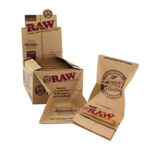 RAW Artesano Tray + Papers + Tips 1 1/4 Size Classic