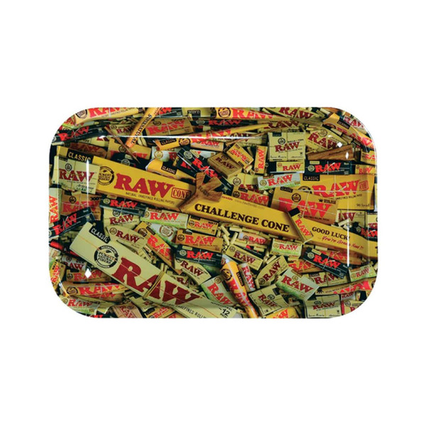 RAW Mixed Item Rolling Tray Metal Small