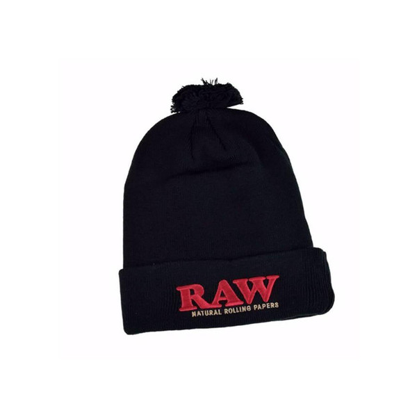 RAW - Pompom Hat - Black
