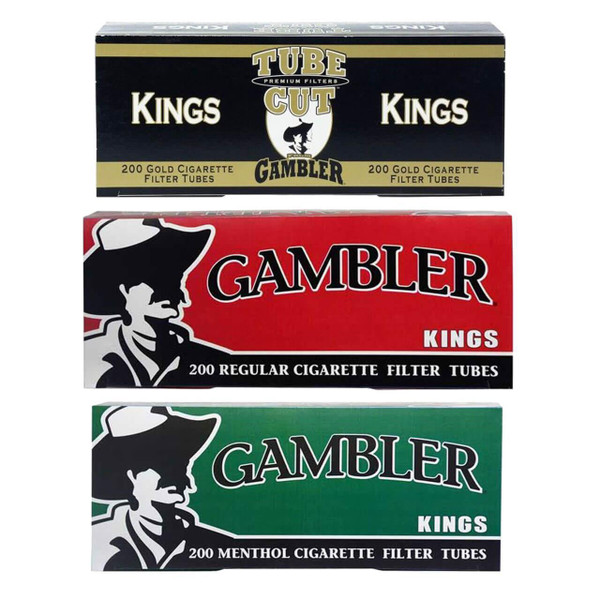 Gambler - Cigarette Tubes (200 Count) - King Size