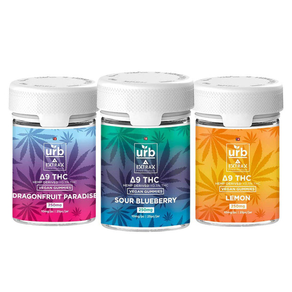 URB Extrax Jar Delta 9 THC Gummies (250mg)