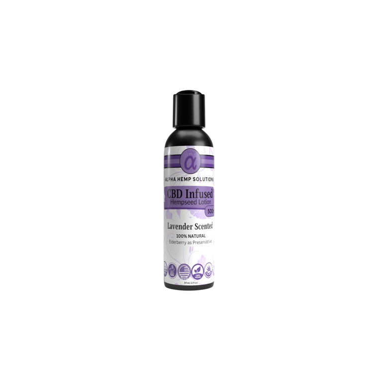 CBD-Infused Elderberry Relief Lotion - Lavender (Travel Size)