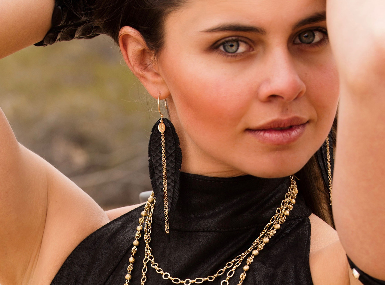 Exotic Leather Feathers Exotic Leather Feathers