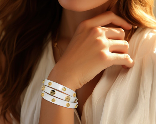  RIVET LUXE WRAP - WHITE 