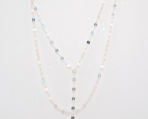  SILVER LIQUID LARIAT 