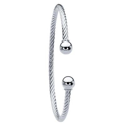 SILVER TWIST BANGLE SILVER TWIST BANGLE