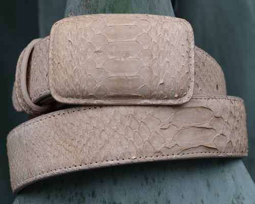  Python Belt    Matte Bisque 