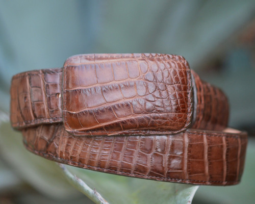  Alligator Belt - Chocolate 
