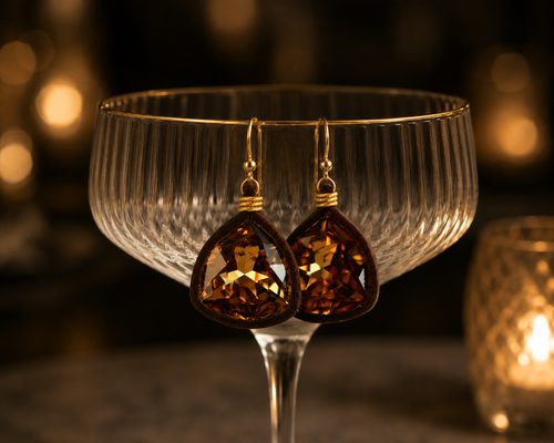 COGNAC TRILLIANT DROPS     CHOCOLATE DEERSKIN
