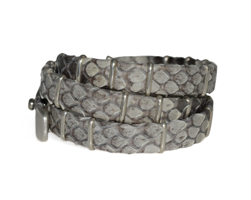 GILDED SERPENT WRAP  •  NATURAL  •  SILVER