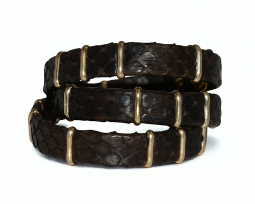 GILDED SERPENT WRAP  •   CHOCOLATE  •  GOLD