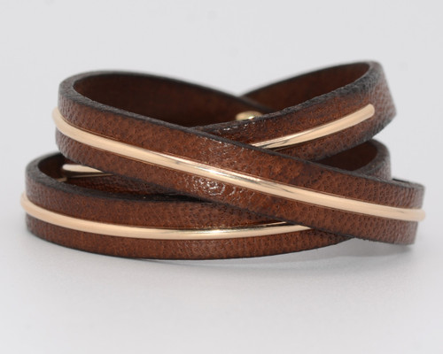  TRIPLE BARRE WRAP  •  COGNAC 