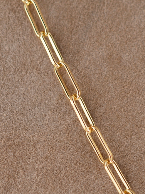 Mira Gold Chain – 14K Gold Overlay Link Chain | Available in 18"–42" Lengths