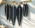  Exotic Skin Feathers - Black Python 