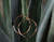  Leather Wrap Hoops - Bronze 