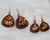 COGNAC TRILLIANT DROPS • SADDLE DEERSKIN
