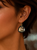 CHAMPAGNE TRILLIANT DROPS • BLACK  DEERSKIN