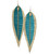  Exotic Skin Feathers - Turquoise Lizard 