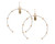  CRESCENT NAJA HOOPS - SPARKLE CUT 