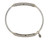  PAVE BARRE BANGLE - SILVER 