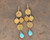 San Benito Turquoise Chandeliers ~
