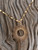 Solara Bronze Pendant featuring an open sunburst design