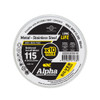 Alpha Cutting Disc - Stainless 115 x 1.0mm Silver Series - Tin of 10