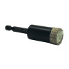 TUFF Diamond Core Bit 10mm x 1/4" Shank - Wax Filled