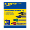 Bleispitz Permanent Marker Jumbo Blue 4.0-12.0mm - Pack of 5