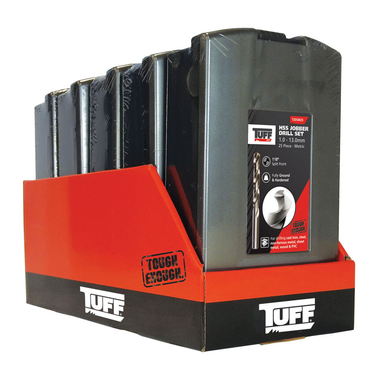 TUFF Premium HSS Drill Set 1.0 - 13.0mm 25 piece - Trucut New Zealand