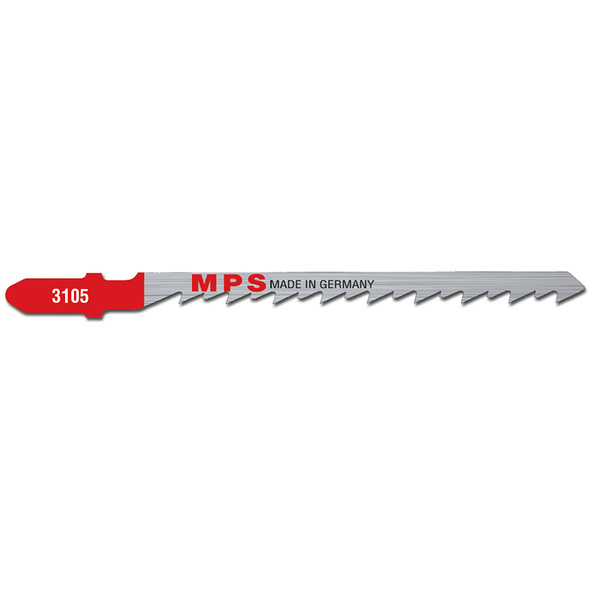 MPS Jigsaw Blade 100mm 6TPI Curved Cut - Pack of 5