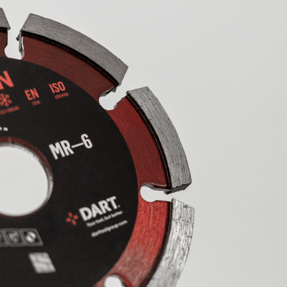 DART Red Ten MR-6 Pro Blade 125 x 22mm Bore x 8 Segment