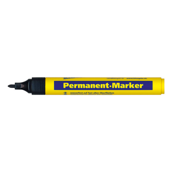 Bleispitz Permanent Marker Black 1.5-3.0mm / Card 1