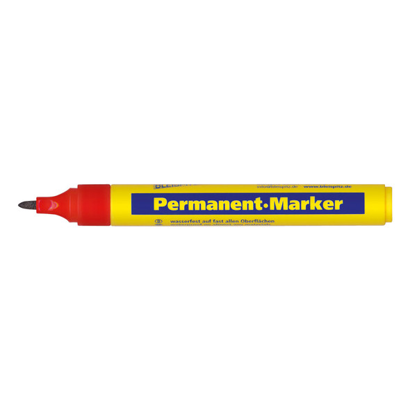 Bleispitz Permanent Marker Red 1.5-3.0mm - Pack of 10