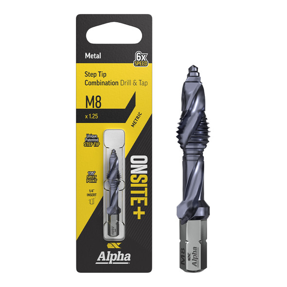 Alpha ONSITE Plus Combination Drill and Tap M8 x 1.25