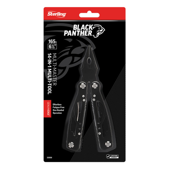 Sterling Black Panther Multi-Master 14-in-1 Multi Tool - 165mm (6 1/2”)