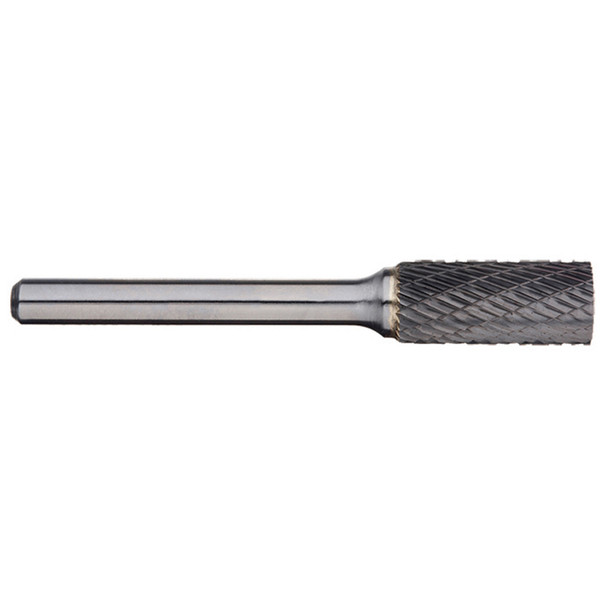 Alpha 1/4" Cylindrical Carbide Burr - 1/4" Shank Long Series