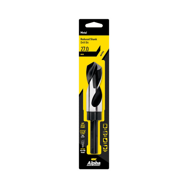 Alpha Reduced Shank Drill Bit 27.0mm Metric