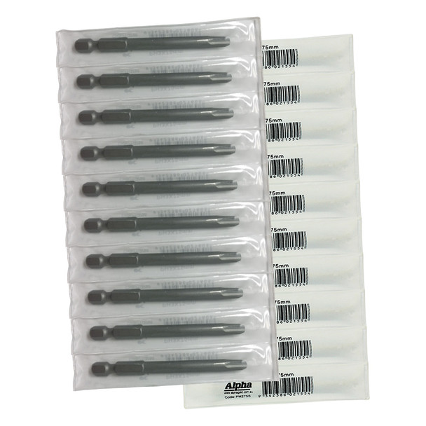 Alpha Hex Driver Bit 5 x 75mm