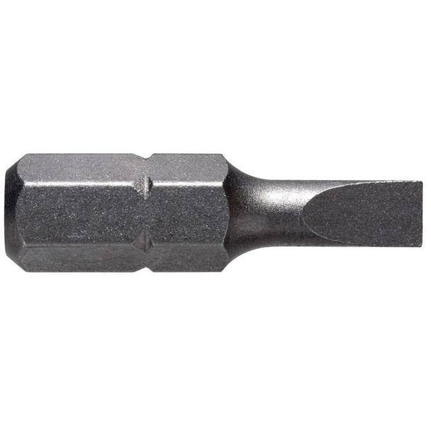 Alpha Slotted Insert Bit 4 x 25mm - Carded