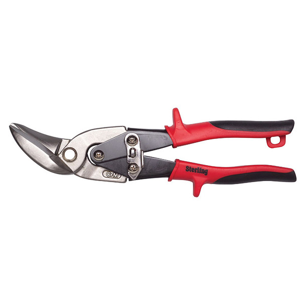 Sterling Offset Tin Snips Left Cut with Holster