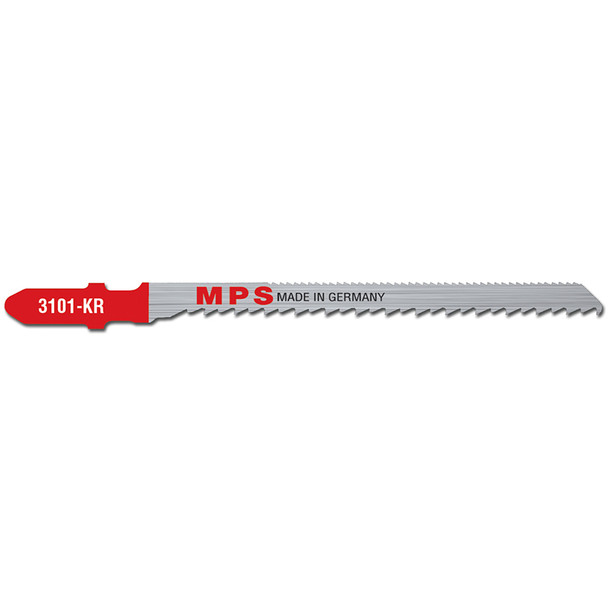 MPS Jigsaw Blade 100mm 10TPI Clean & Curved Cut - Pack of 5