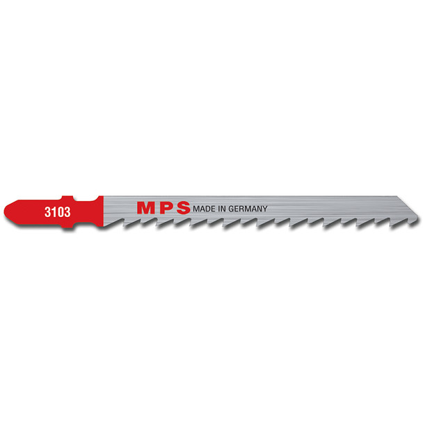MPS Jigsaw Blade Bi-Metal 100mm 6TPI Clean Cut - Pack of 5