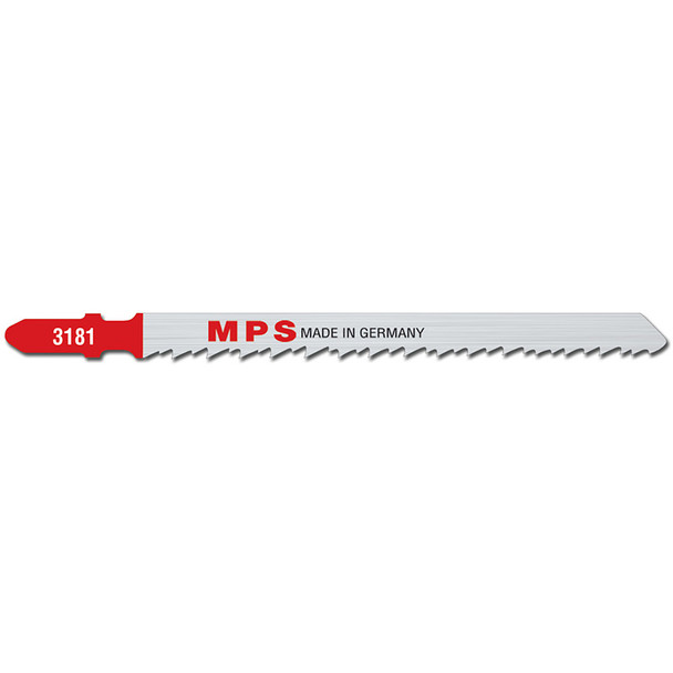 MPS Jigsaw Blade Wood Cutting 115mm 10-14TPI Clean Cut - Pack of 5