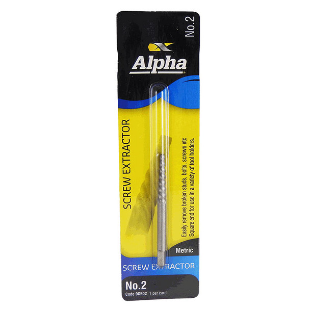 Alpha Screw Extractor No.2 (4.8mm) Carded