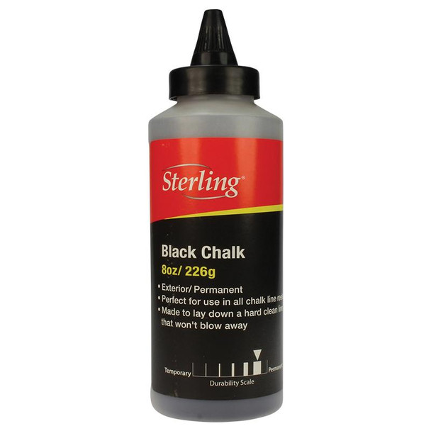 Sterling Black Chalk Refill 226g - Exterior Permanent