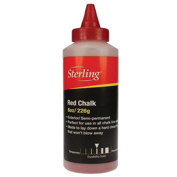 Sterling Red Chalk Refill 226g - Exterior Semi Permanent