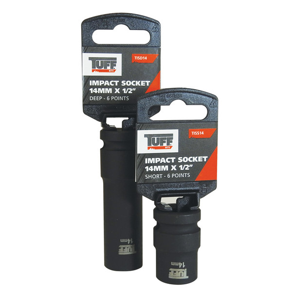 TUFF Impact Socket 16mm x 1/2” Short - 6 Points