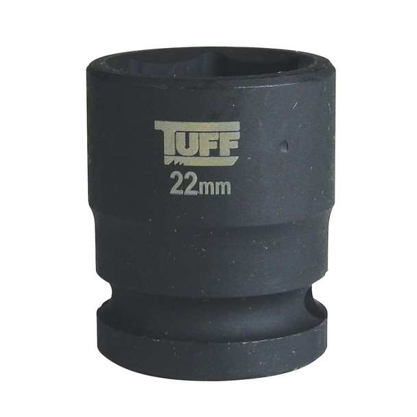 TUFF Impact Socket 22mm x 1/2” Short - 6 Points